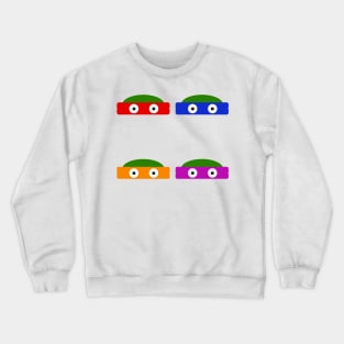 Raphael, Leonardo, Michaelangelo, Donatello Crewneck Sweatshirt